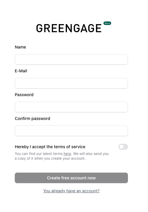 Register Form